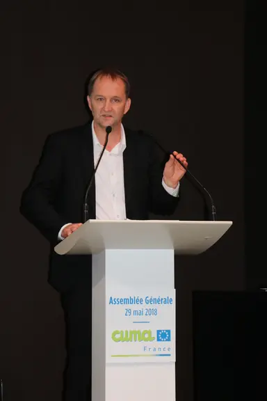 Luc Vermeulen, président de la FNCuma © D. Hardy