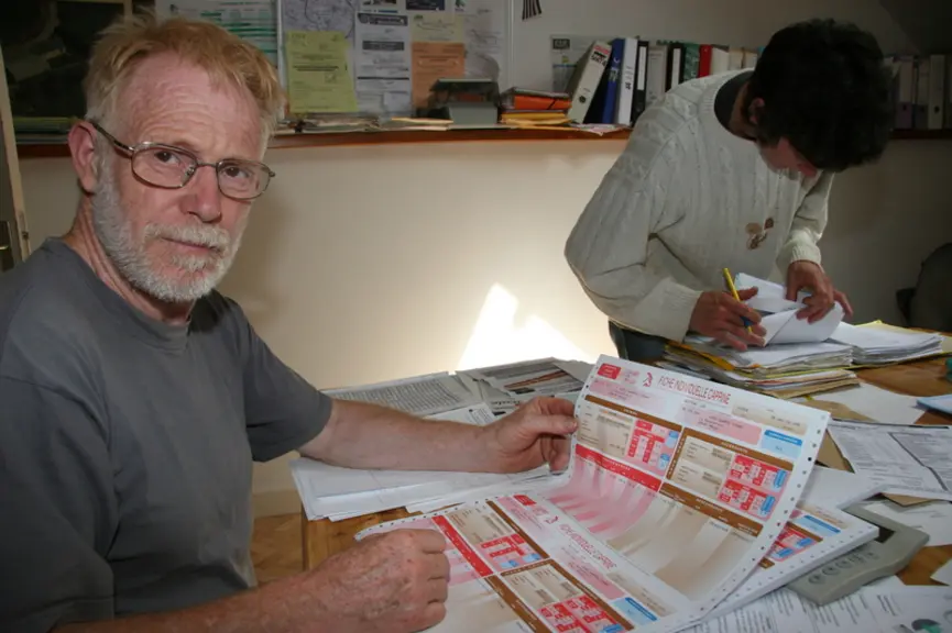 Serge Letendre, éleveur bio en Ille-et-Vilaine © D. Hardy