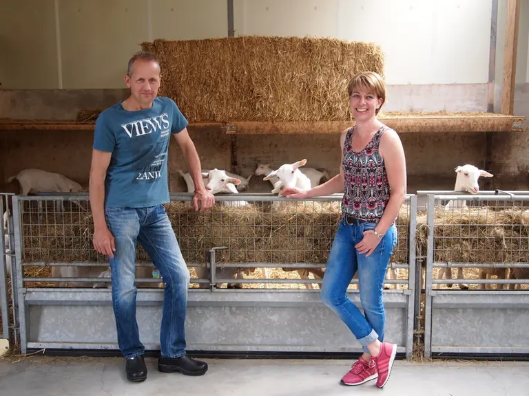 Jan-Harm et Trinette Guichelaar recherchent la propreté et la régularité dans tout leur travail. © W. Wolters