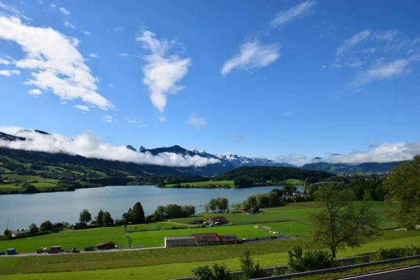 Les éleveurs de la Vienne ont visité trois élevages en Suisse et deux autres en France. © D. Hardy