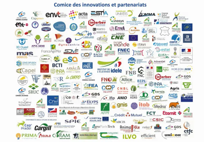 L'Institut de l’élevage travaille en partenariat avec de très nombreux organismes. © Idele