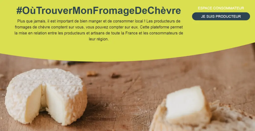 Les producteurs de fromages de chèvre sont invités à s'enregistrer sur le site. © Anicap