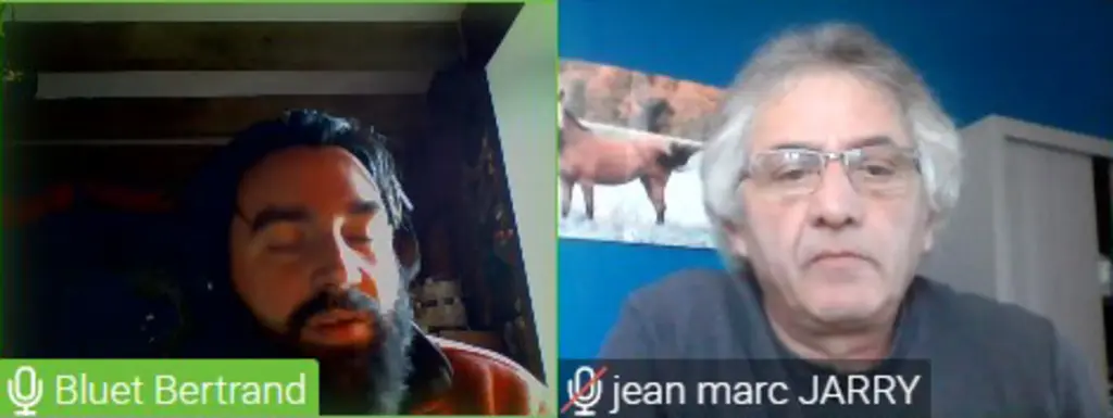 Jean-Marc Jarry de Deux-Sèvres Conseil élevage et Bertrand Bluet de la chambre d’agriculture de l’Indre animaient le webinaire en ligne lors de Caprinov numérique. © D. Hardy