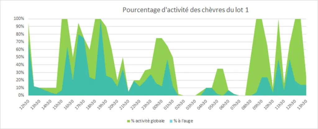 La caméra permet de suivre l’activité des chèvres. © BCEL Ouest