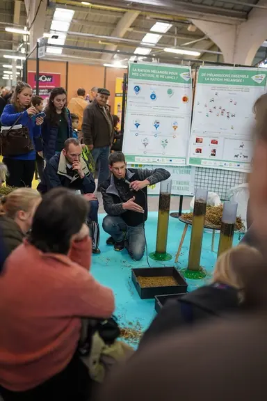 Les visiteurs pourront retrouver le pôle Capr'I Tech dans le hall 3, avec cette année une nouveauté, un espace dédié à la traite.