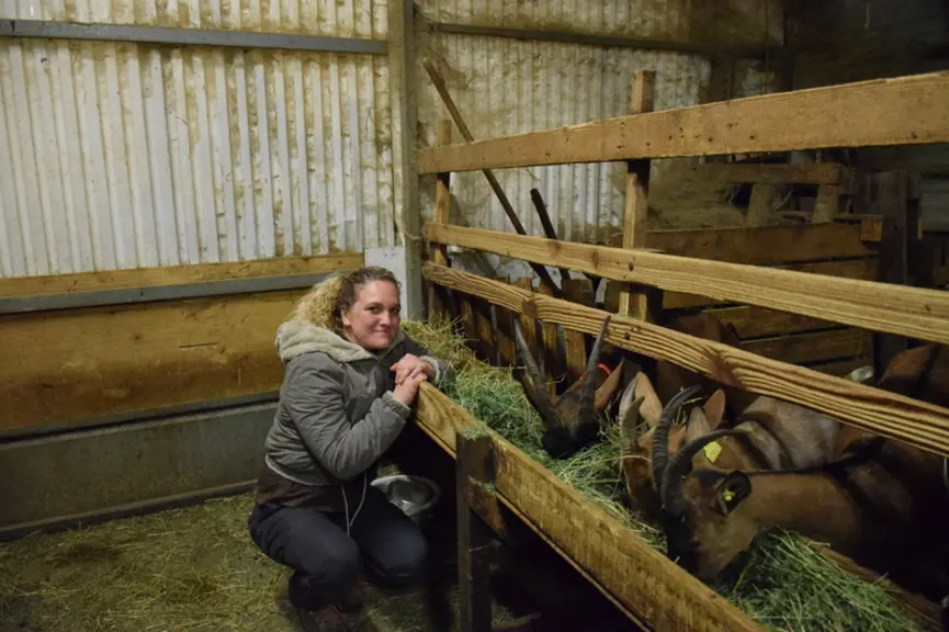 Lucile Hembert, productrice fermière à La Ferme du Terrasson à Barras (04)