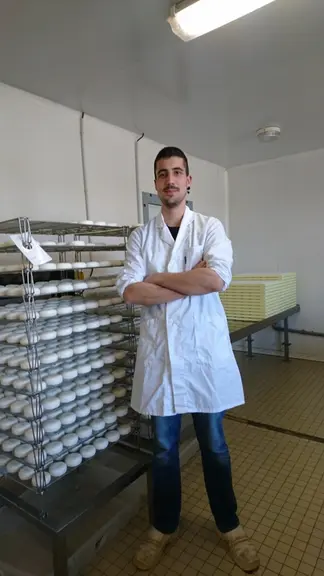 Vivien Benezech, fromager est intervenu sur l'affinage des lactiques lors des rencontres du fromage fermier en Savoie.