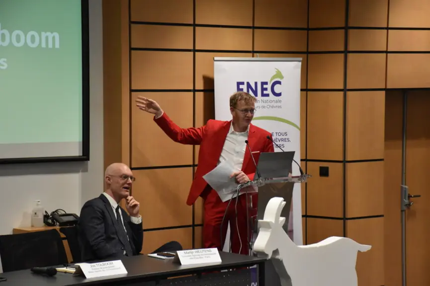 L'intervention de Jos Tolboom, éleveur et président de la section caprine du syndicat d’agriculteurs néerlandais LTO, a suscité de nombreuses questions sur les ...