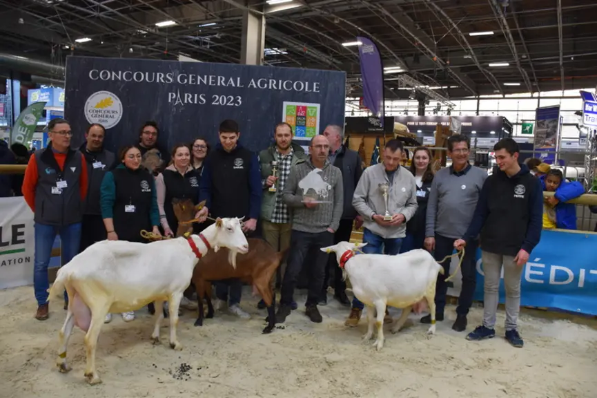 Les trophées Gènes Avenir remis au Salon de l'agriculture ont récompensé l'excellence de la génétique caprine française.