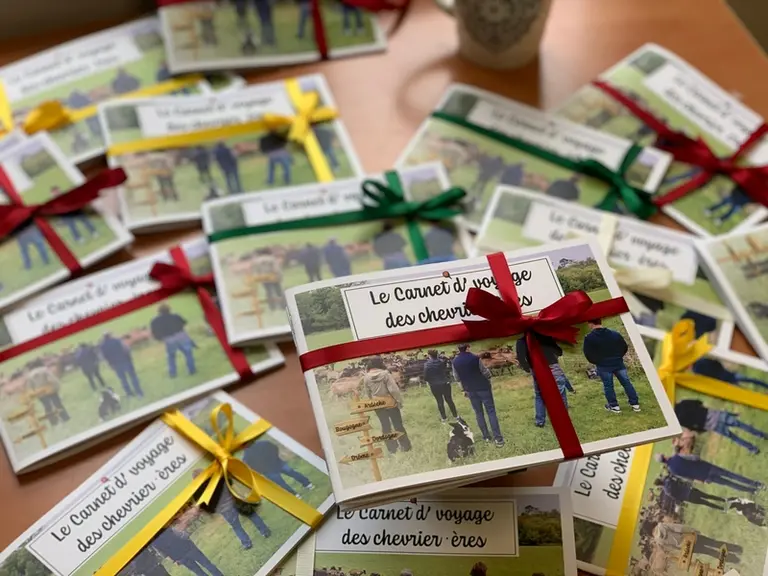 Réalisé par le Civam du Haut Bocage, le Carnet d’Voyage des chevrier·ères rassemble 14 planches faciles à lire et à partager.