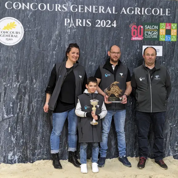 Remise des prix du Trophée Gènes Avenir au Salon de l'agriculture 2024
