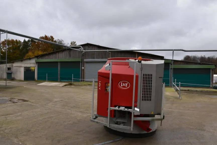 Lely Vector à l'extérieur des bâtiments