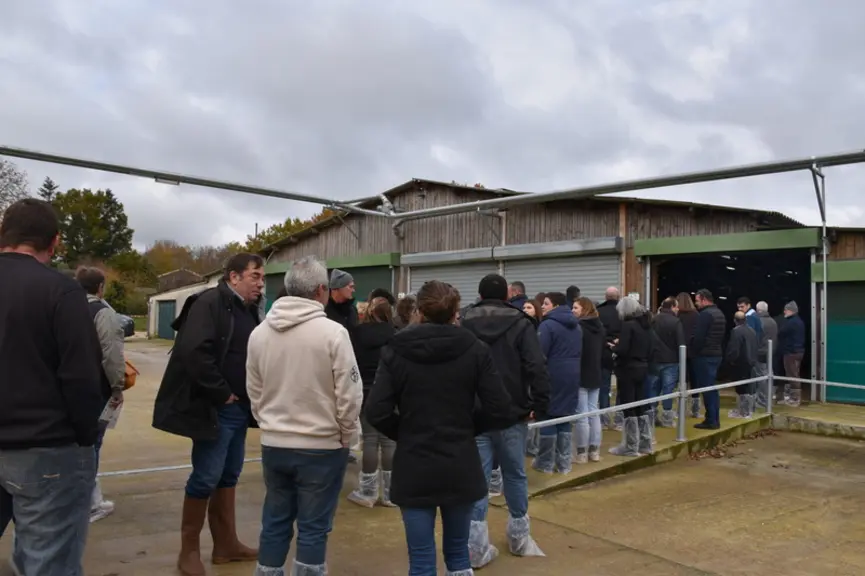 Visite de ferme caprine avant Capr'Inov 2023