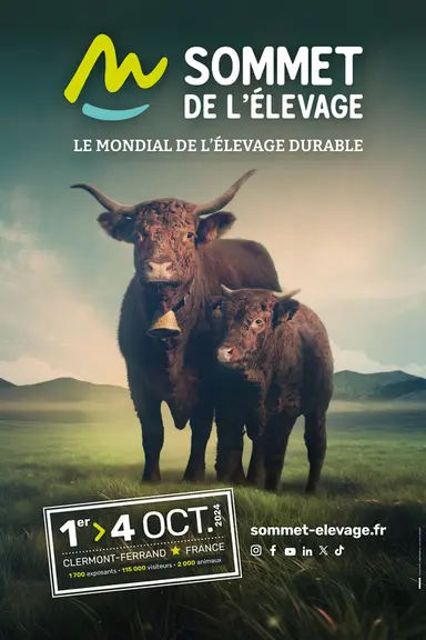 Affiche du Sommet de l'élevage