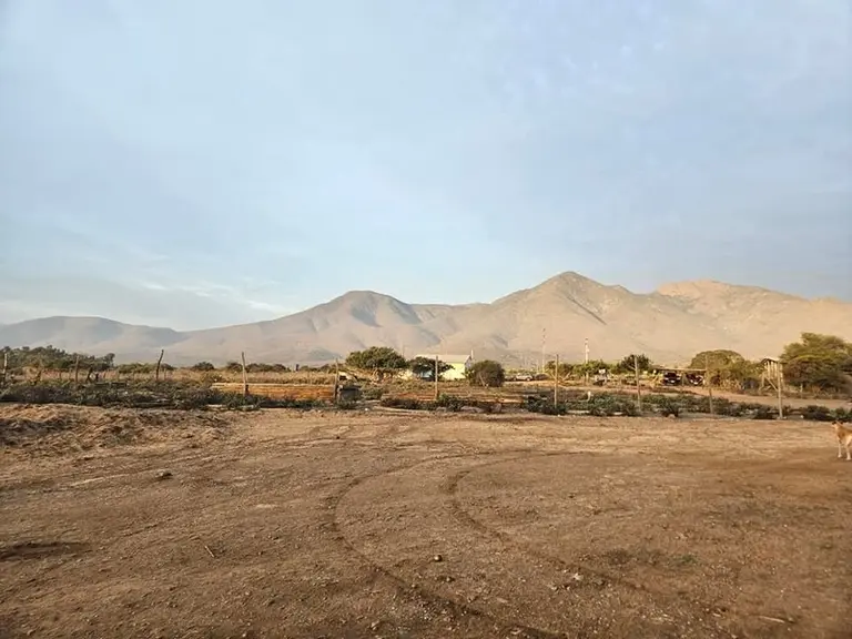 Plaine et montagne de la région de Coquimbo au Chili