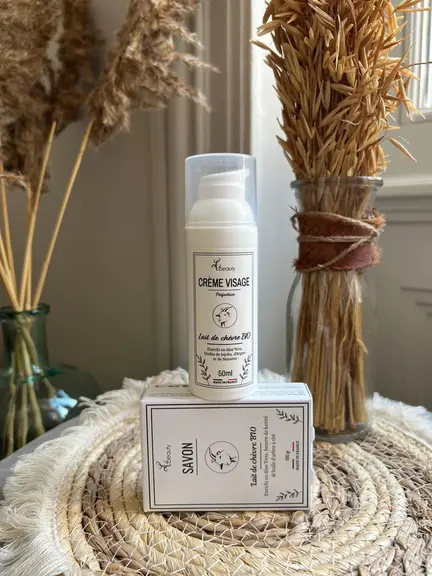 Soins de beauté au lait de chèvre