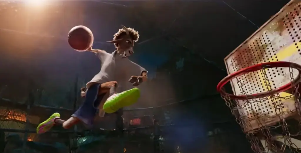Image tirée du film d'animation "Goat : rêver plus haut"