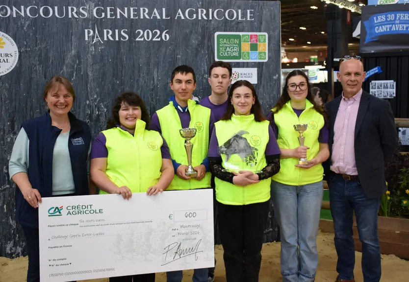 Remise des prix du challenge caprin inter-lycées 2026