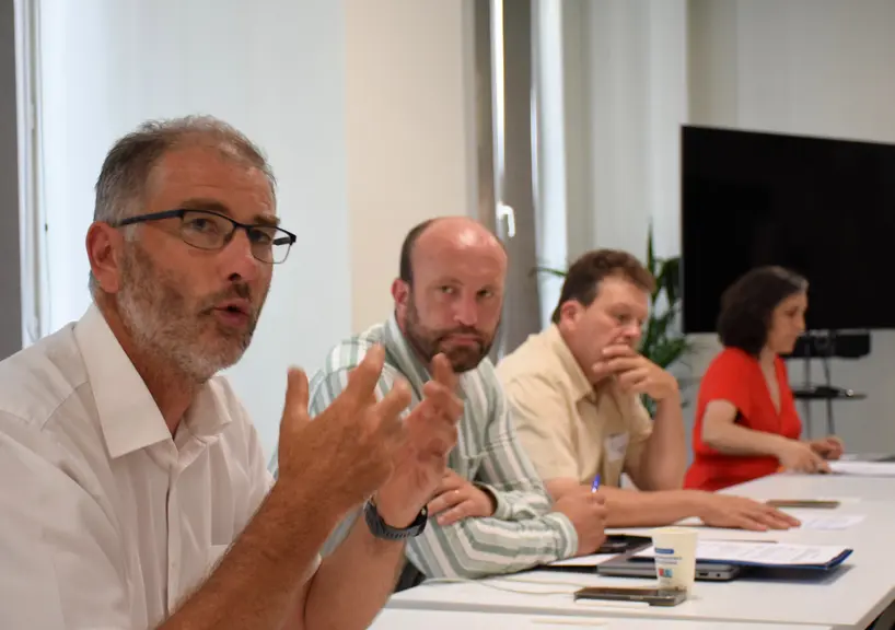 Mickaël Lamy, Henri Triballat et Joël Mazars