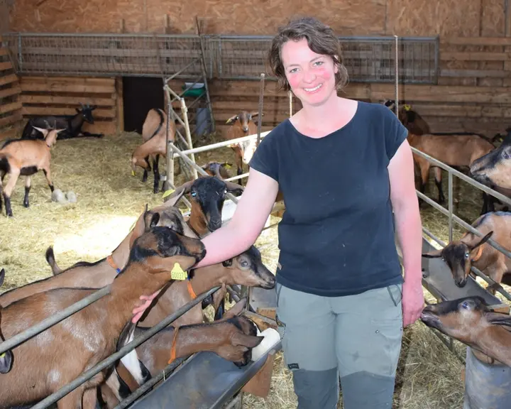 Laura Konaté et ses chevreaux
