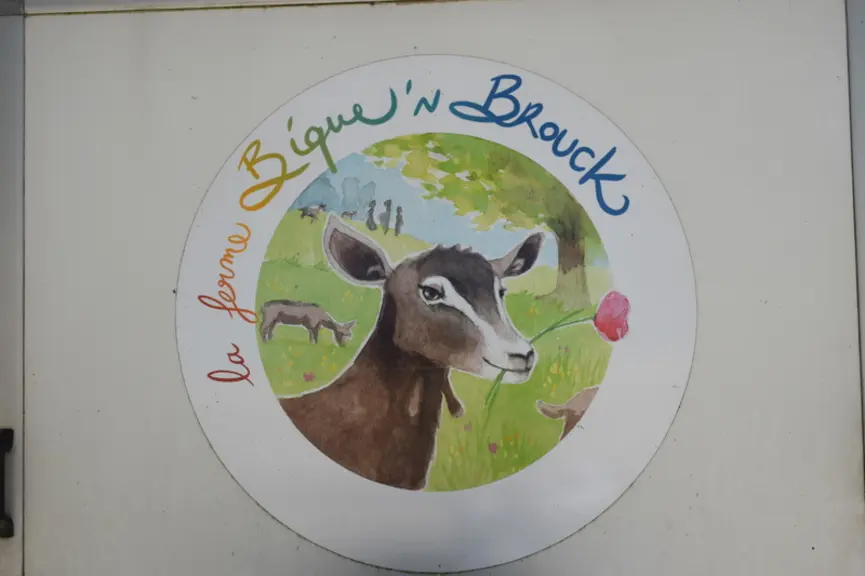Logo de la chèvrerie Bique n’ Brouck