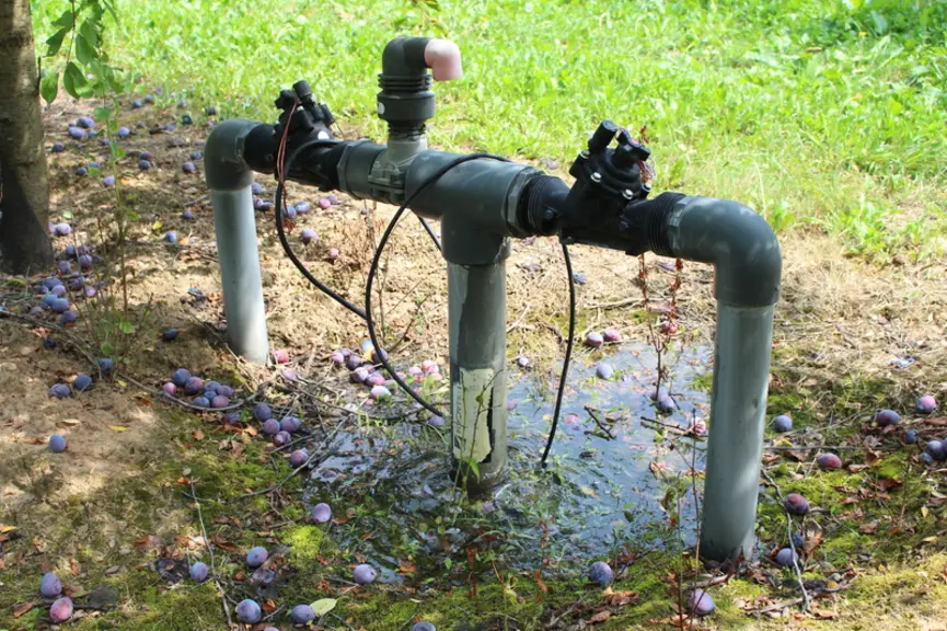 Le numérique peut faire gagner du temps et de la sérénité, par exemple en détectant rapidement des fuites dans les réseaux d'irrigation. © RFL