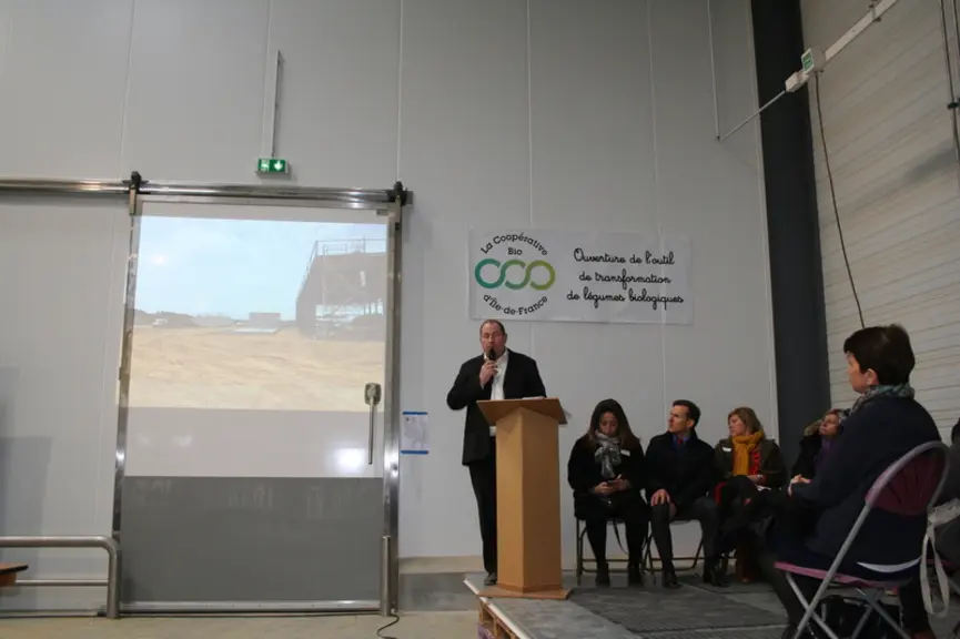 « Il s’agit d’une étape très importante pour la Coopérative Bio d’Ile-de-France, se réjouit Marc Chauvin, président. La légumerie permet de planifier