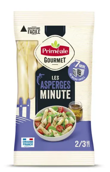 Paquet d'asperges minutes de Priméales