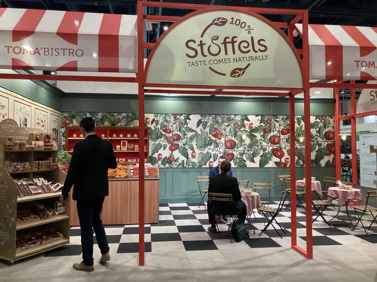 Stand tomates belges Stoffels sur Fruit Logistica 2024.