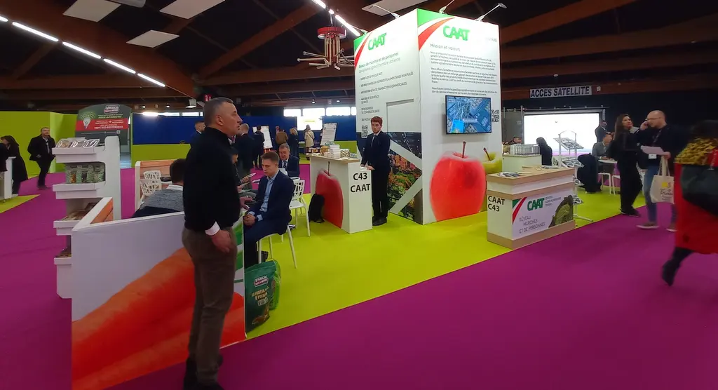 Vue du stand du CAAT à Medfel 2024.