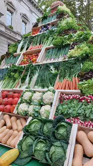 Légumes de France - pyramide de légumes