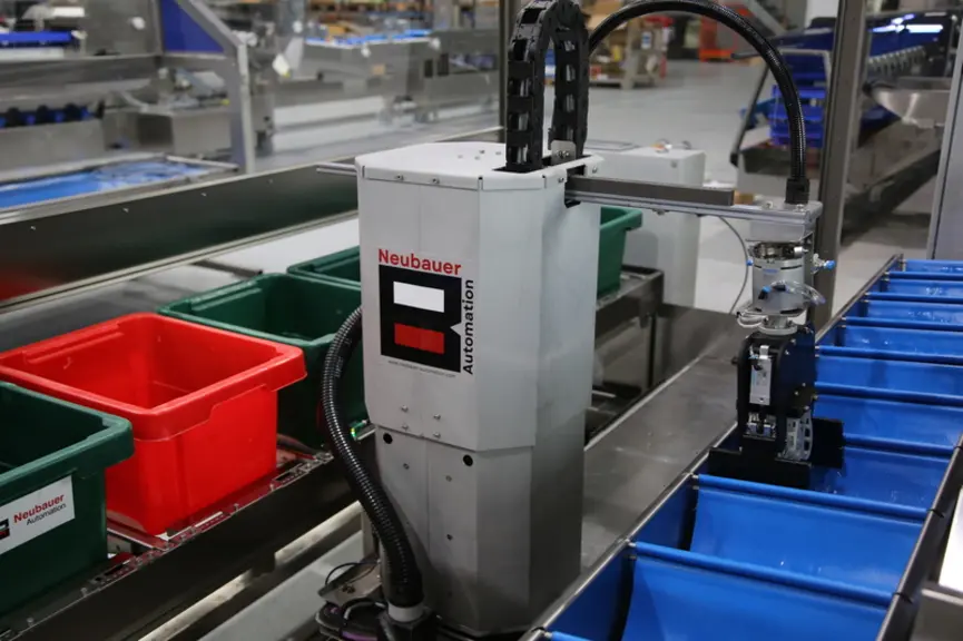 <em class="placeholder">Le robot de manipulation des asperges de Neubauer Automation.</em>