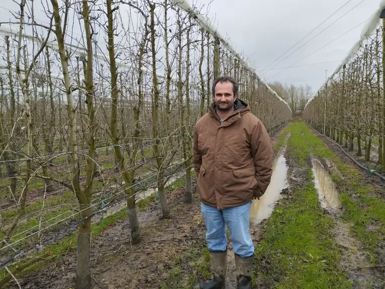 Arnaud Bergougnoux, responsable technique du Verger de la Blottière.