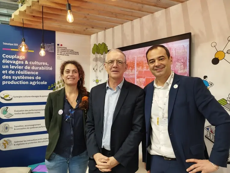 Présentation de la convention de partenariat entre le CTIFL et l'IFV au salon de l'Agriculture 2026.