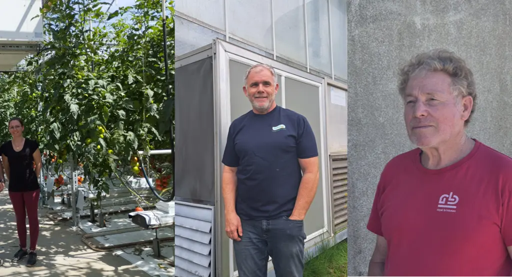 Marianne Besson, cheffe de culture chez Crest de Vaulx en Haute-Savoie, Pierre-Yves Jestin, producteur dans le Finistère et Jacky Chéron, producteur dans le Loiret.