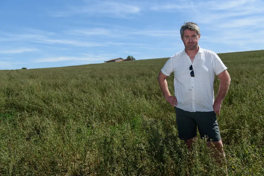 Yann Bacou, agriculteur