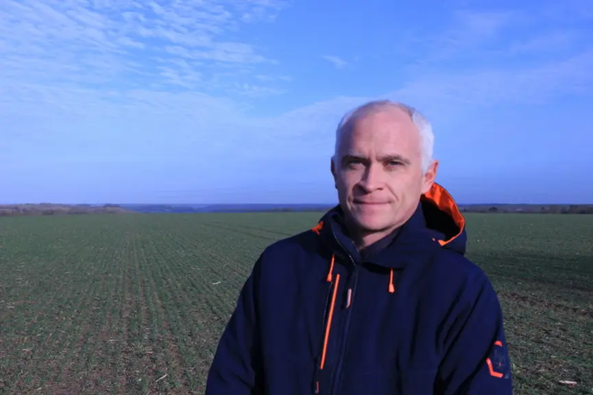 Alexis Couvreur, 280 ha à Missy-aux-Bois dans l'Aisne. "Les conseils de mon Ceta me permettent de prendre du recul et d’ajuster mes apports au mieux."