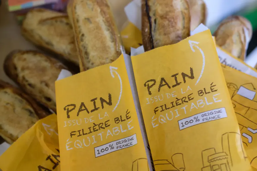 Les produits céréaliers représentent plus de la moitié des ventes issues du commerce équitable France. © G. Omnès