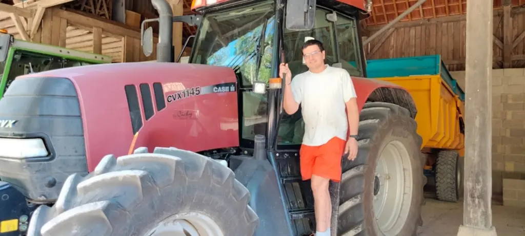 Jean-Baptiste Tribut, agriculteur à Tronchoy dans l'Yonne, a réalisé en 2021 un diagnostic Mécagest, afin de connaître précisément ses coûts de mécani