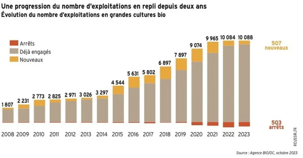 Grandes cultures bio : les producteurs touchés de plein fouet par la crise