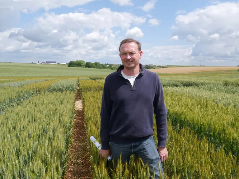 Jean-Armand Doublier, agriculteur à Bricy (Loiret),"Dans les nouvelles variétés qui pourraient remplacer Rebelde, je recherche un blé améliorant meill