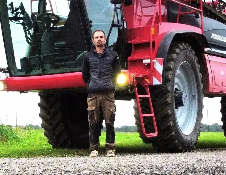 Corentin Denis, agriculteur à La Celle-Saint-Cyr
