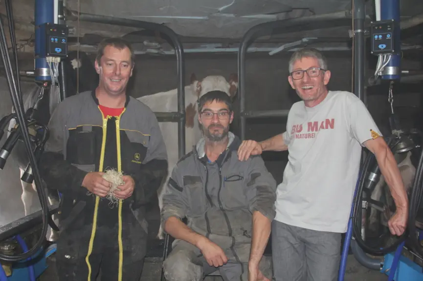 Stéphane Lorand, Emmanuel Erbette et Yannick Allard. « Nous veillons à gérer en interne les travaux sans que cela génère une surcharge de travail. » ©