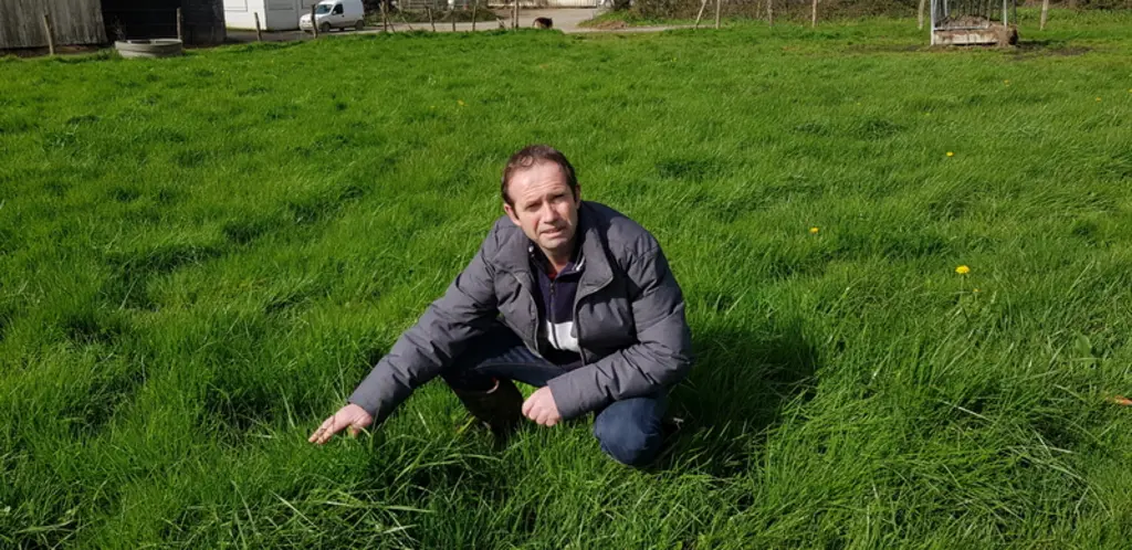 Ludovic Trolard, 235 vaches en bio, en Loire Atlantique. "L'herbe ne manque pas pour impossible de sortir les animaux sur les parcelles à la mi-mars v