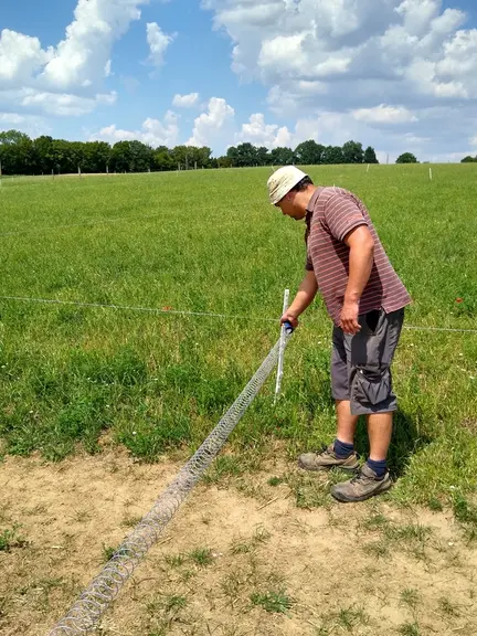 « Un gain de temps au quotidien pour ouvrir et fermer les paddocks. » © E. Bignon