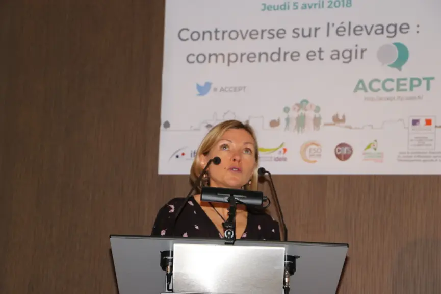 Marie-Laurence Grannec, chambres d'agriculture de Bretagne. « Parler de son projet aux élus c'est bien, mais il ne faut pas oublier ses voisins ! » ©