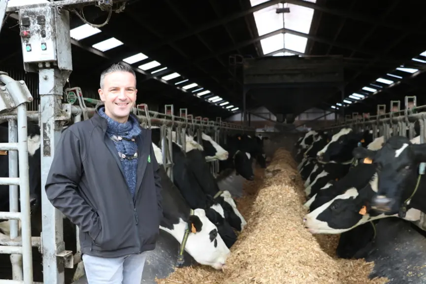 Nicolas Morfouasse, éleveur dans les Côtes-d’Armor © A. Conté