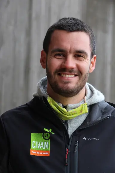 Vincent Brossillon, animateur du Grapea-Civam. © V. Bargain