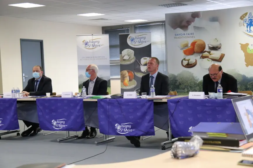 « Les quatre derniers exercices sont très satisfaisants en terme de rentabilité », rappellent Arnaud Fossey, président de la coopérative Isigny Sainte