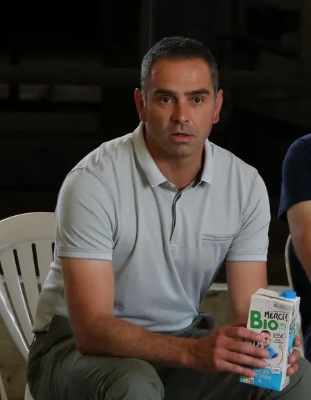 Joris Lefort, co-président de l'OP Lait bio Seine et Loire et représentant les exploitations collectées par la Laiterie Saint Père et adhérentes à l'O